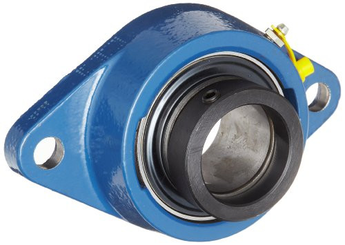SKF FYT1.1/8FM Ball Bearing Flange Unit, 2 Bolts, 1.1/8" Bore, 3-1/4" Bolt Hole Spacing
