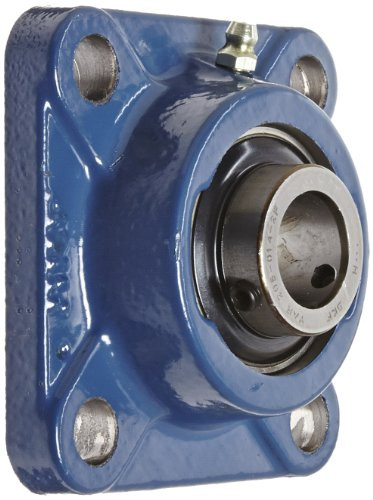 SKF FY7/8TF Ball Bearing Flange Unit, 4 Bolts, 7/8" Bore, 2-3/4" Bolt Hole Spacing