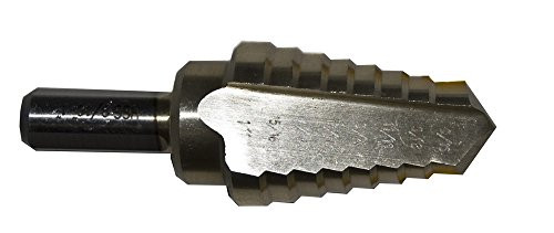 Century Drill and Tool 27201 High Speed Steel Step Drill, 8 Steps 9/16