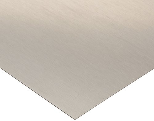 1008 Steel Sheet, Full Hard Temper, ASTM A109, 0.031" Thick, 6" Width, 18" Length, Pack Of 10