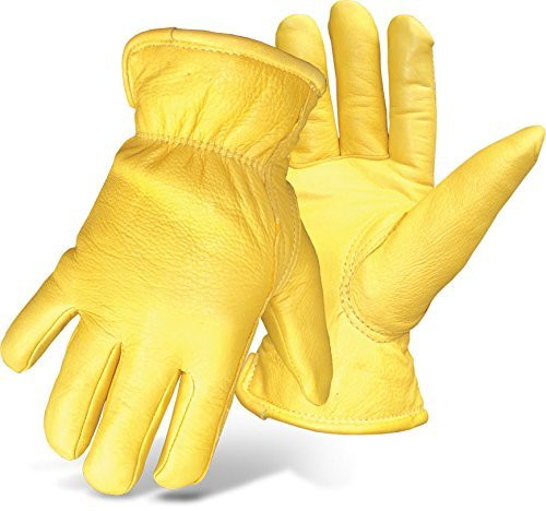 Boss Gloves 7185J Boss Therm Premium Grain Deerskin Leather Driver, Jumbo