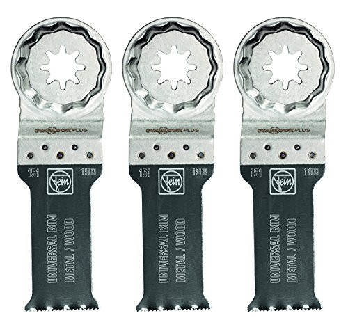 FEIN POWER TOOLS 63502151270 1-1/8", E-Cut Universal, Saw Blade 3 Pack
