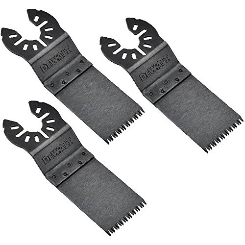 DeWalt DWA4270-3 Precision Tooth HCS Oscillating Blades, 1-1/4", 3-Pack