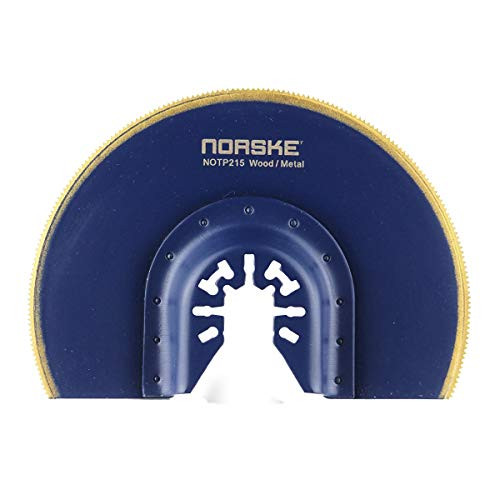 Norske Tools NOTP215 Wood with Nails Flush Cut Oscillating Blade, 3-3/8"