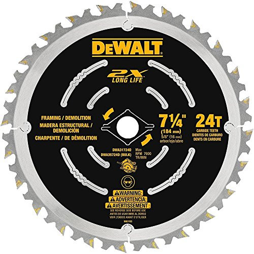 DeWalt DWA31724D Demolition Saw Blade, 7-1/4"
