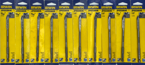 IRWIN 88805 Speedbor Blue Groove Spade Bit, 5/16