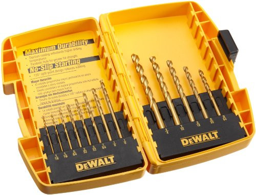 DEWALT DW1363 13-Piece Titanium Split-Point Twist Drill-Bit Assortment DEWALT DW1363 13-Piece Titanium Split-Point Twist Drill-Bit Assortment