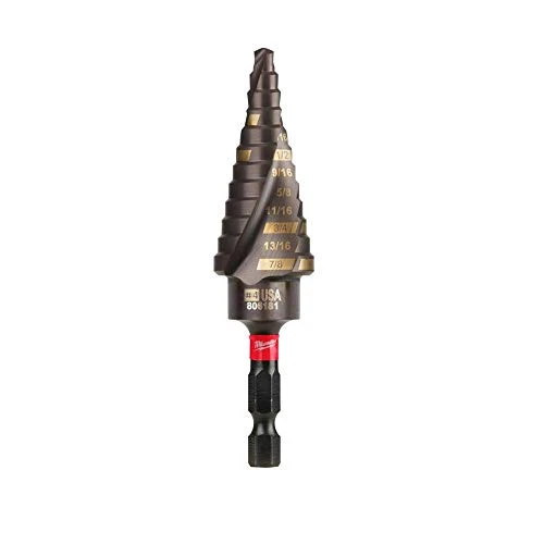 Milwaukee 3/16 - 7/8 Impact Step Drill Bit, #4 - 48-89-9244