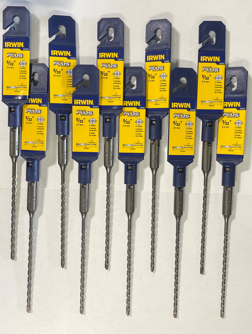 IRWIN 322002 SDS-Plus 5/32 x 4 x 6 Hammer Drill Bit - 10 pack