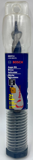 Bosch Daredevil NKST11 Auger Bits, 11/16-Inch by 7-1/2-Inch by 4-Inch
