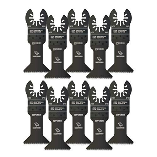 Imperial Blades - One Fit 1-3/4" Japanese Tooth Power Curve Hardwood Blade, 10PC IBOA240-10