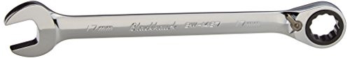 Blackhawk BW-1467 Full Polish Combination Reversible Ratcheting Wrench 17 mm - 12 Point