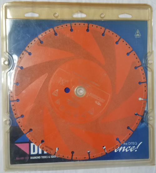Diteq D10061 Segmented Rescue Diamond Blade, 12" x 1-20mm-DP