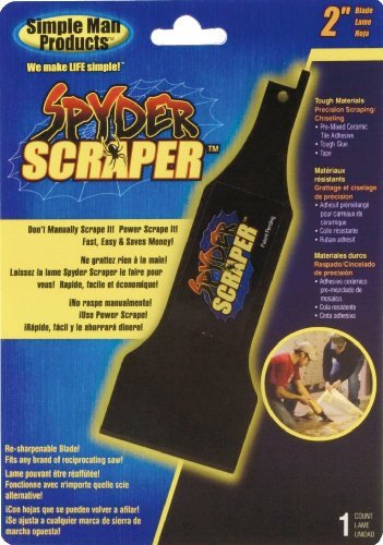 Simple Man Products 144 Spyder Scraper Scraping Tool Attachment for Reciproca...