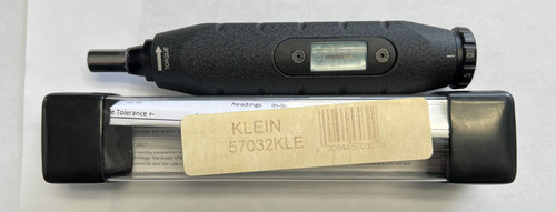 Klein Tools 57032Torque Screwdriver with Certificate of Calibration