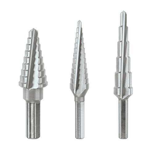Bosch SDH30 High Speed Steel Step Drill Bit Set, 3-Piece