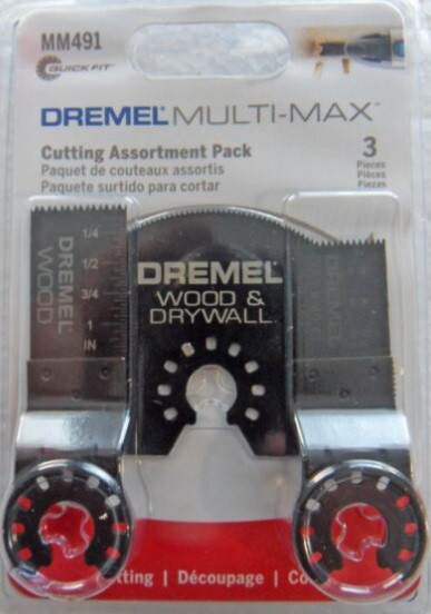 Dremel MM491 Multi-Max Cutting Assortment Blade Pack MM491 - 3 Piece