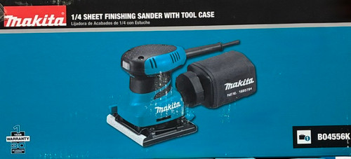 Makita BO4556K 2.0 Amp 4-1/2-Inch Finishing Sander with Case