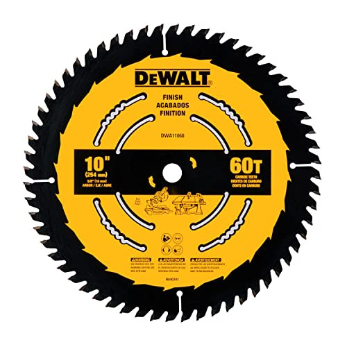 DeWalt DWA11060 Finish Saw Blade, 60T x 10"