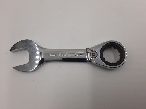 Blackhawk Combination Stubby Reversible Ratcheting Wrench - BULK - 18 mm - 12 Point
