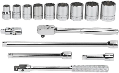 Williams WSB-15F 15-Piece 3/8-Inch Drive Socket and Drive Tool Set