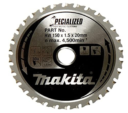 Makita A-96095 5-7/8" 32T Carbide-Tipped Saw Blade, Metal/General Purpose
