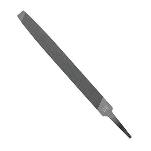 Century Drill & Tool 04054 Professional Single Cut Hand File, Mill Bastard Style, 12", General Purpose, Sharpening and Smoothing Flat Surfaces
