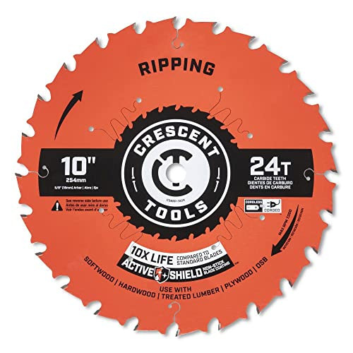 Crescent CSBRP-1024 Ripping Carbide Blade, 10'' x 24T