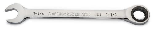 GEARWRENCH 1-1/4" 4 Degree Swing Arch 12 Point Ratcheting Combination Wrench - 86956