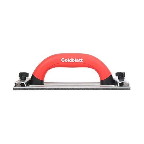 Goldblatt (G05023) Drywall Sanding Block, Hand Sander with Handle, Sandpaper Holder Tool for Wood, Drywall, Metal, Auto Body Polishing