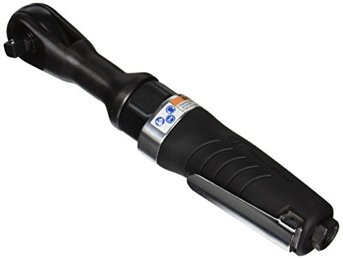 Ingersoll Rand 170G Edge Series 3/8” Drive Air Ratchet Wrench, 55 ft lbs Max Torque Output, 170 RPM, Comfort Grip, Lightweight, Compact, Black