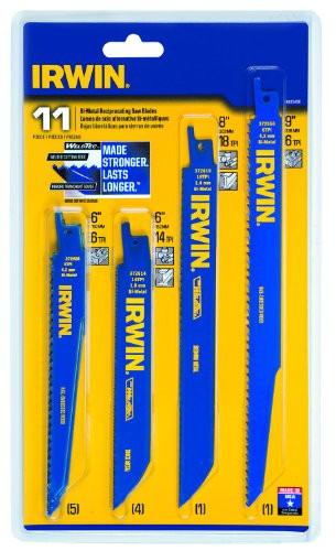 Irwin Industrial Tools 4935496 11 Piece Recip Saw Blade Kit