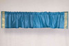 Turquoise - Rod Pocket Top It Off handmade Sari Valance - Pair