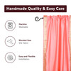 Pink Rod Pocket  Sheer Sari Curtain / Drape / Panel  - Pair