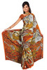 Diya Georgette Printed Casual Saree Sari Bellydance fabric