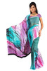 Gopa Georgette Printed Casual Saree Sari Bellydance fabric