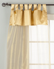 Golden Tab Top Sheer Tissue Curtain / Drape / Panel - 84" - Piece