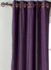 Purple Ring / Grommet Top  Velvet Curtain / Drape / Panel  - Piece