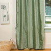 Olive Green Rod Pocket  Velvet Curtain / Drape / Panel  - Piece