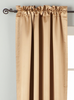 Taupe Rod Pocket 90% blackout Curtain / Drape / Panel  - Piece