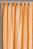 Peach Tab Top  Velvet Curtain / Drape / Panel  - Piece