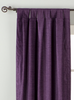 Purple Tab Top  Velvet Curtain / Drape / Panel  - Piece