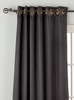 Black Ring / Grommet Top 90% blackout Curtain / Drape / Panel  - Piece