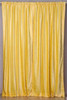 Yellow Rod Pocket  Velvet Curtain / Drape / Panel  - Piece