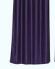 Purple Grommet Top Satin Curtain Panel Drape -Piece