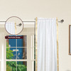 White  Rod Pocket  Sheer Sari Curtain / Drape / Panel  - Piece