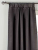 Black Tab Top 90% blackout Curtain / Drape / Panel  - Piece