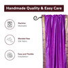 Lavender Rod Pocket  Sheer Sari Curtain / Drape / Panel  - Piece