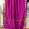 Violet Red  Tie Top  Sheer Sari Curtain / Drape / Panel  - Piece