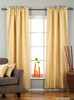 Golden Rod Pocket Matka Raw Silk Curtain / Drape / Panel - Piece